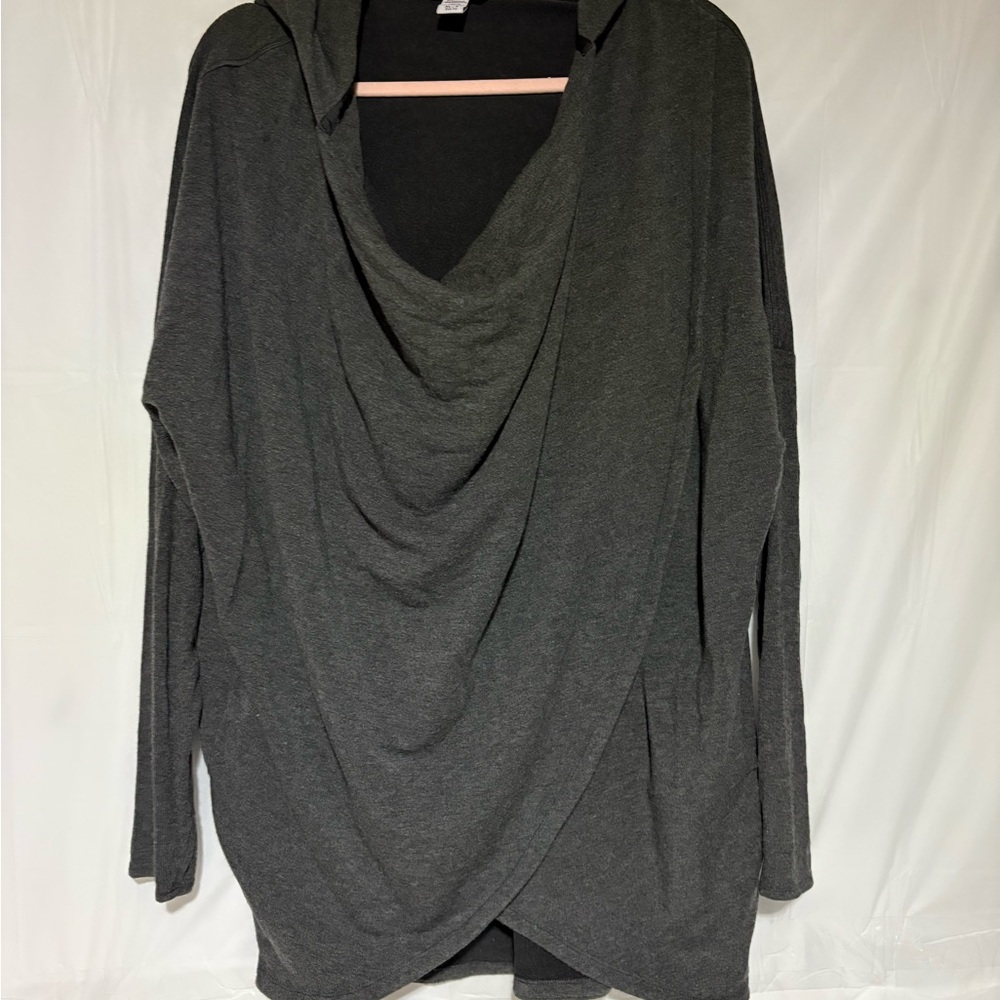 Athleta Black Hooded Tunic Top
